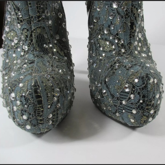 Eva & Zoe Lace Rhinestones Romantic Goth #S5 - Picture 6 of 9